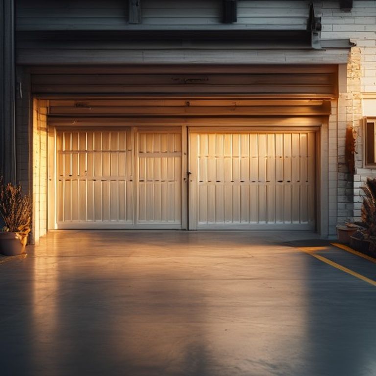 Alfred and Sons Garage Door Repairs — professional Garage Door Repair in Huntington Beach, our branded team and work van — Garage Door Repair near me